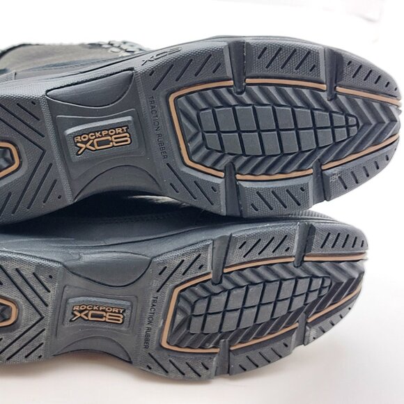 Rockport Women Se High Hiker Waterproof Black Boots Adiprene by Adidas - Picture 5 of 15